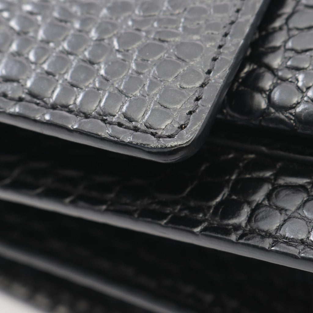 Saint Laurent Paris Shoulder Bag Sunset Large Croco — view 9
