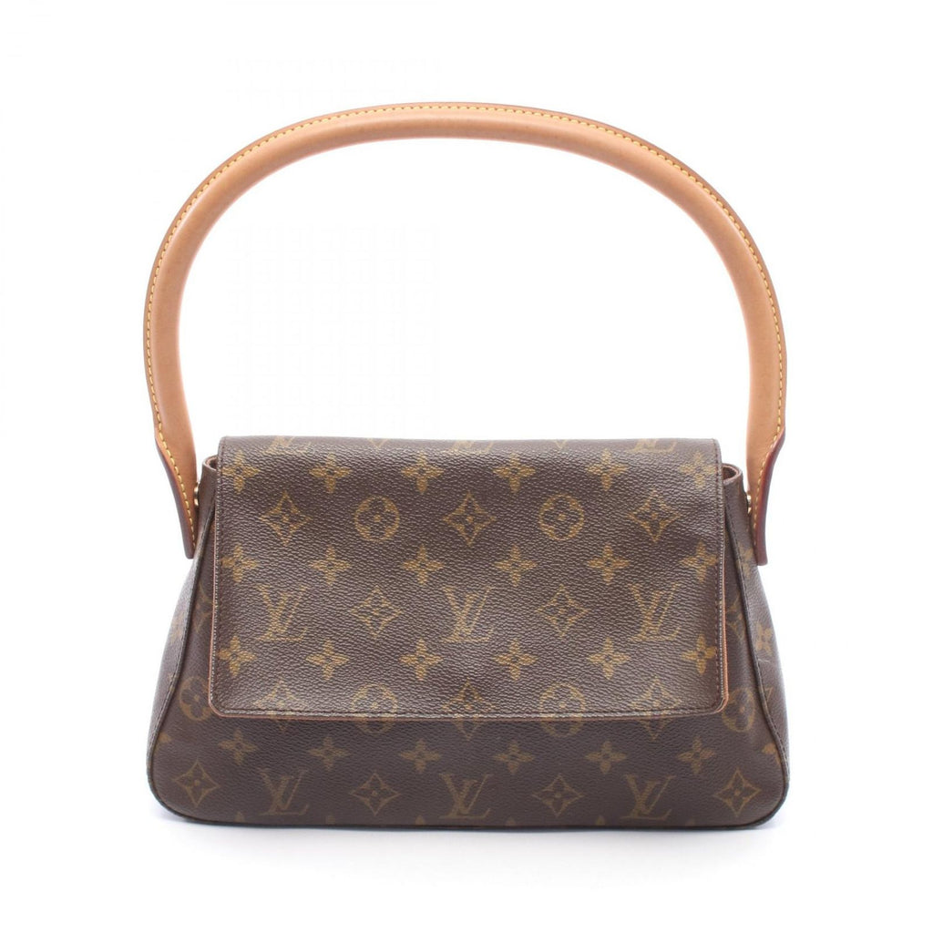 Louis Vuitton Handbag Mini Looping Canvas Leather