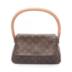 Louis Vuitton Handbag Mini Looping Canvas Leather