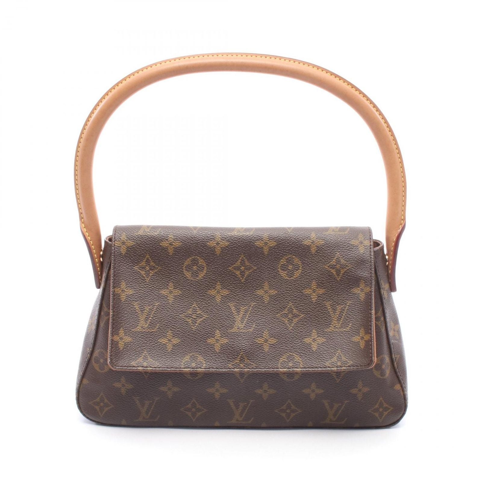 Louis Vuitton Handbag Mini Looping Canvas Leather