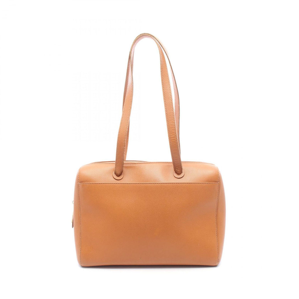 Chanel Shoulder Bag Camel Caviar Leather