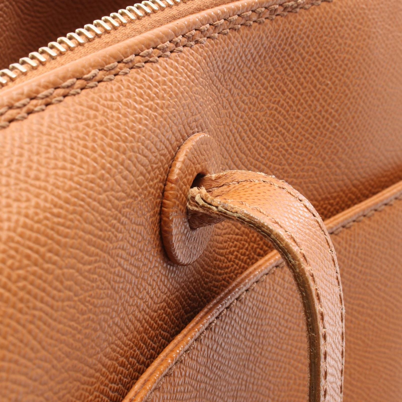 Chanel Shoulder Bag Camel Caviar Leather — view 6