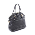Gucci Handbag Guccissima 2-Way Black Leather Tote — view 2