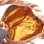 Celine Shoulder Bag Fringe Brown Suede — view 3