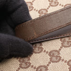 Gucci Tote Bag GG Canvas 002 Beige Brown Jackie
