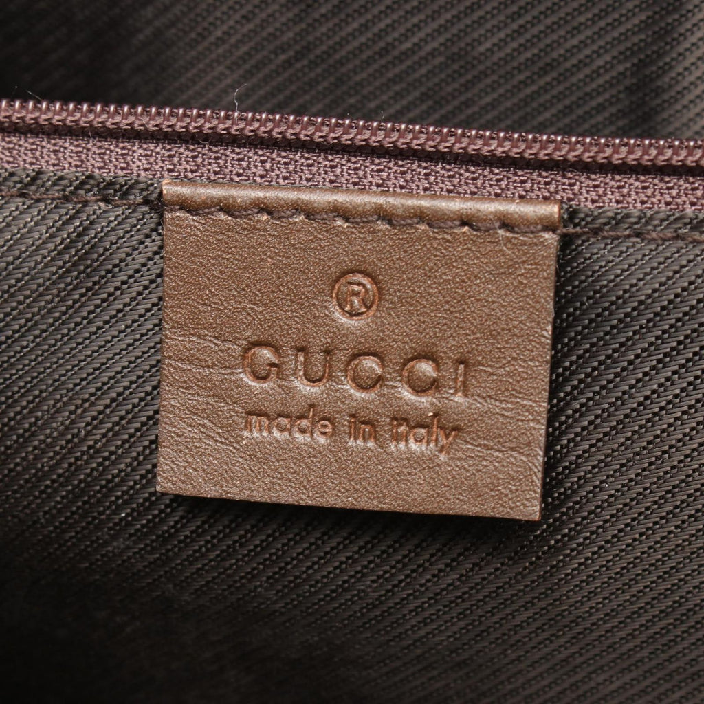 Gucci Tote Bag GG Canvas 002 Beige Brown Jackie