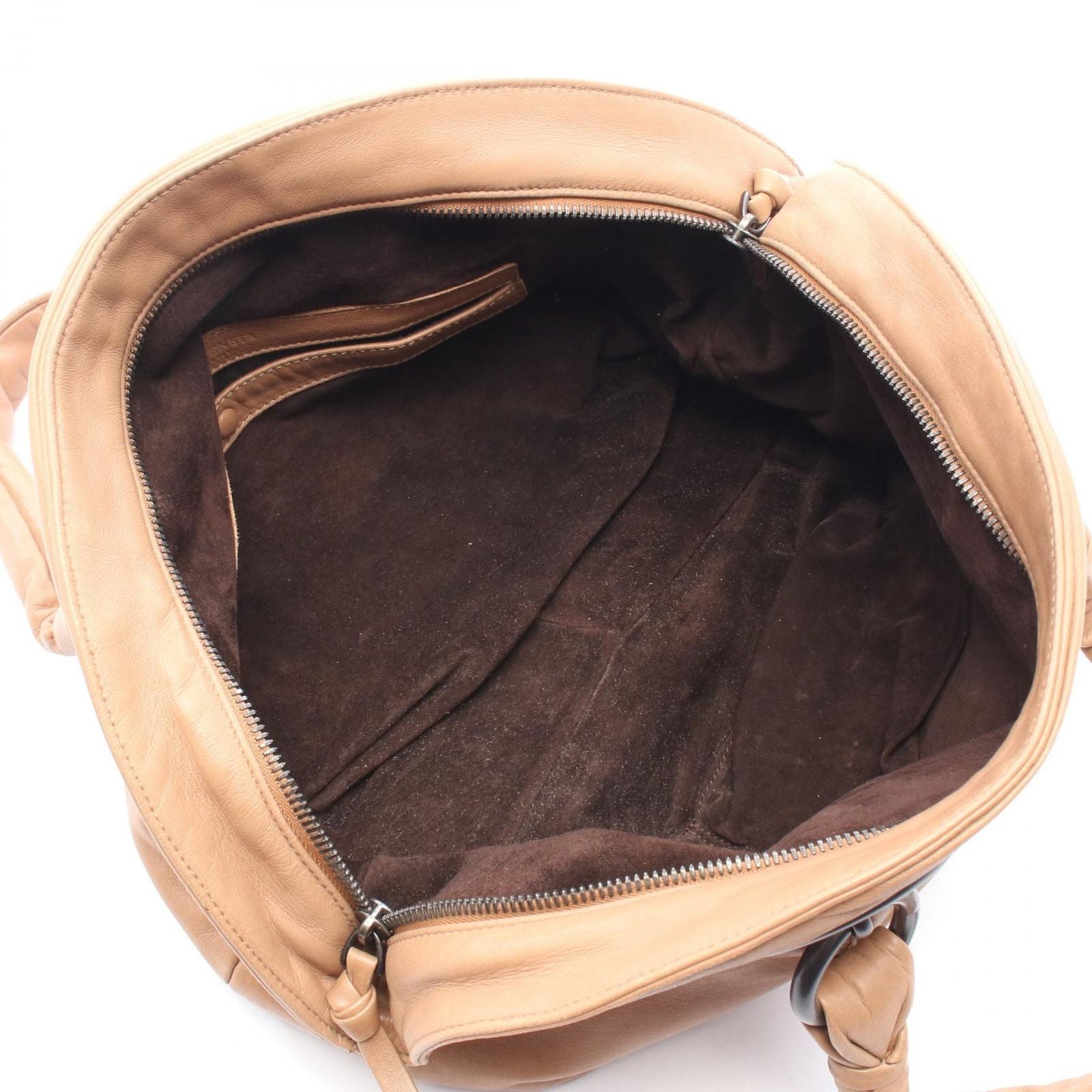 Bottega Veneta Shoulder Bag Brown Leather — view 3