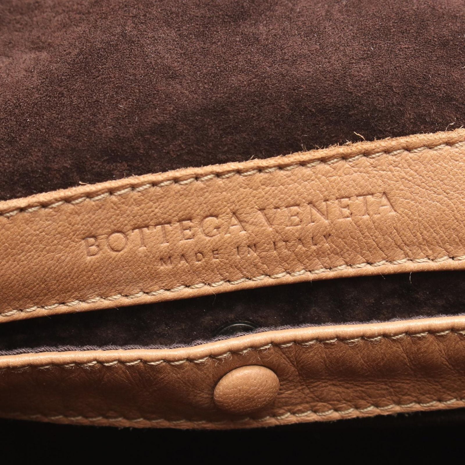 Bottega Veneta Shoulder Bag Brown Leather — view 4