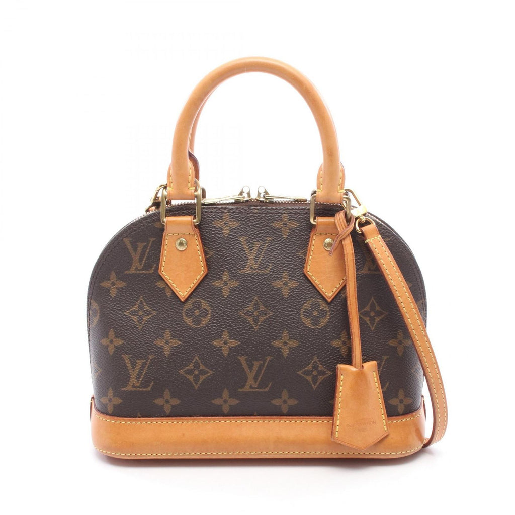 Louis Vuitton Handbag Alma BB 2-Way Canvas Leather