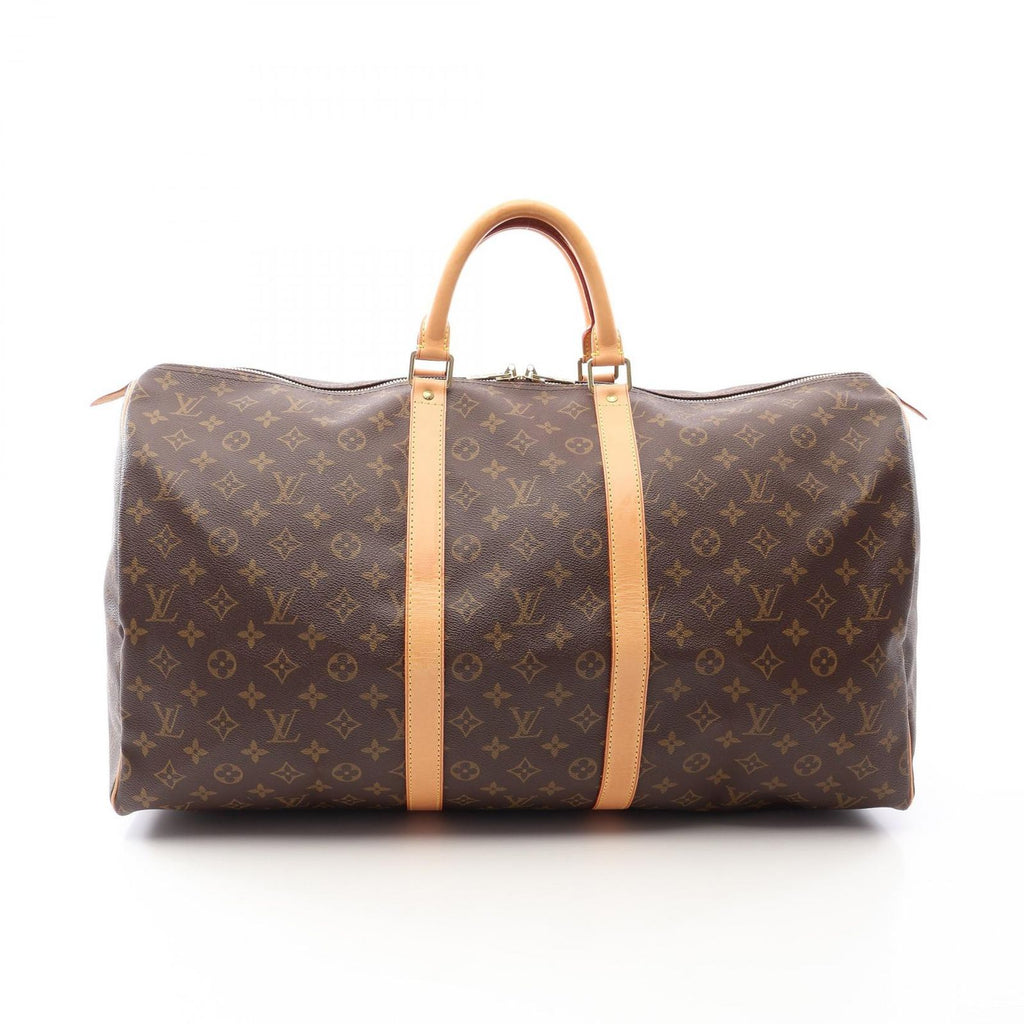 Louis Vuitton Boston Bag Keepall 55 Canvas Leather
