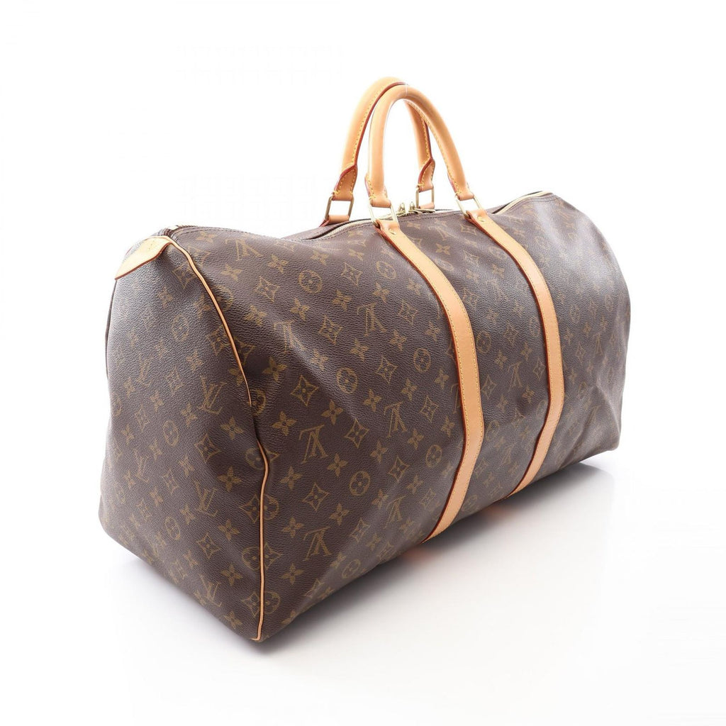 Louis Vuitton Boston Bag Keepall 55 Canvas Leather — view 2