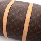 Louis Vuitton Boston Bag Keepall 55 Canvas Leather — view 9