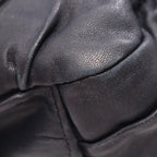 Prada Handbag Gathered 2-Way Navy Leather — view 6