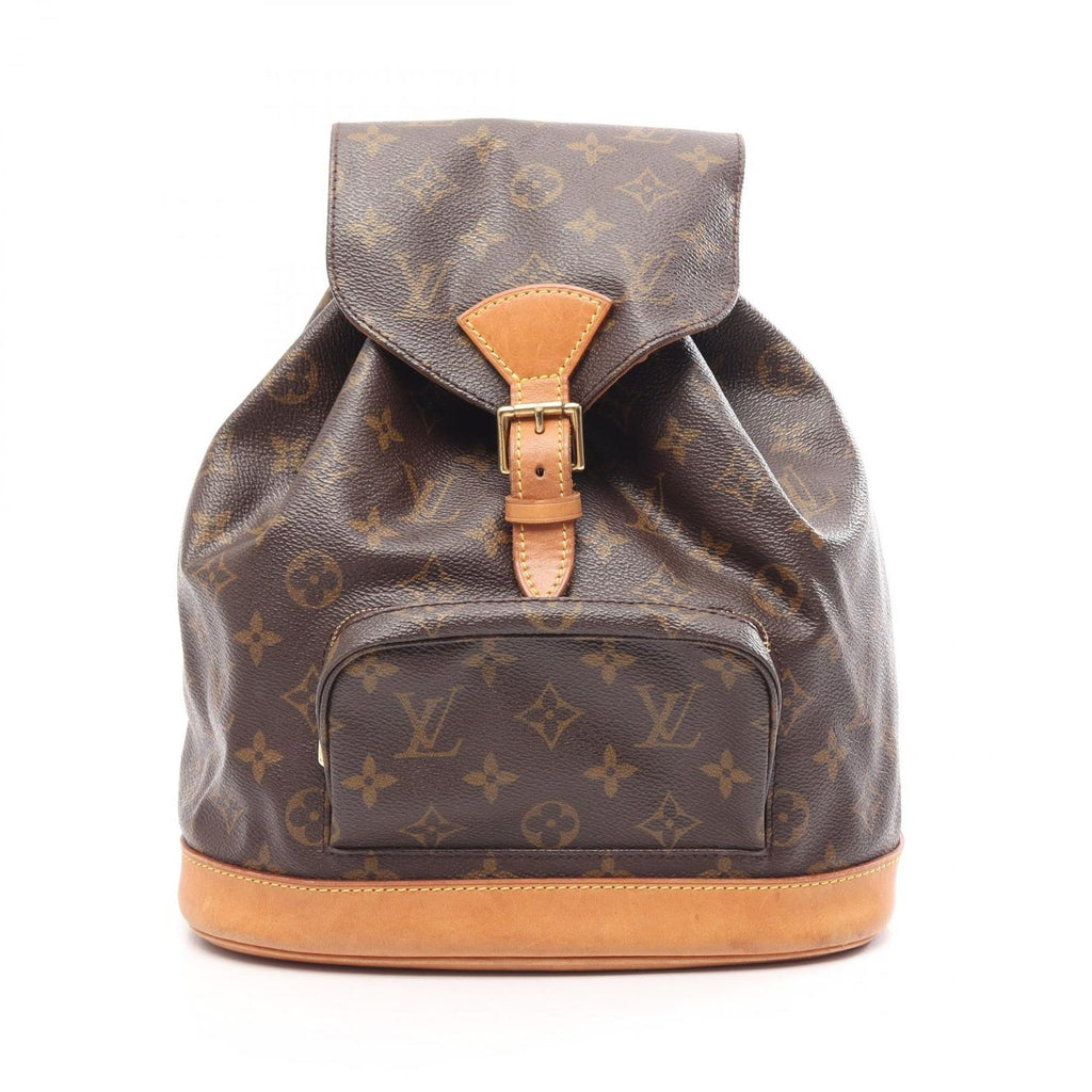 Louis Vuitton Backpack Montsouris MM Canvas Leather