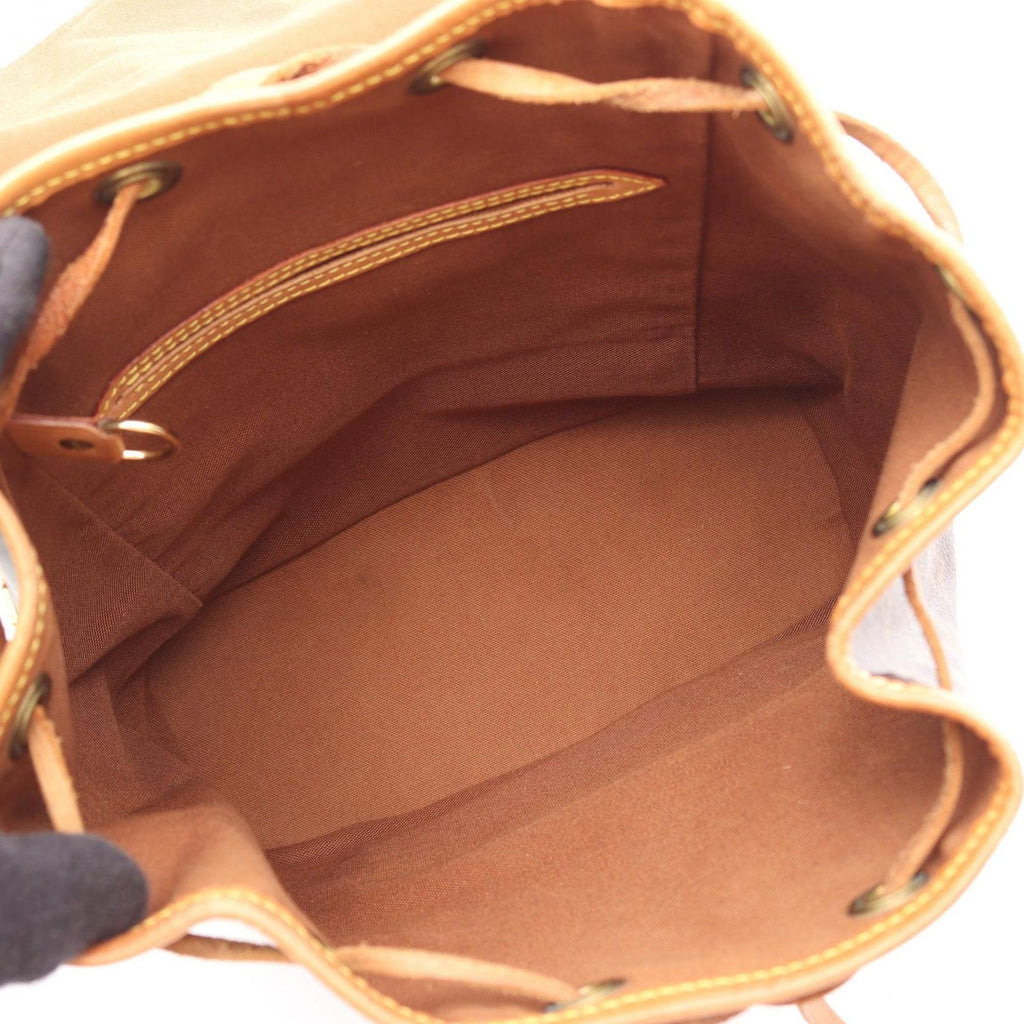 Louis Vuitton Backpack Montsouris MM Canvas Leather