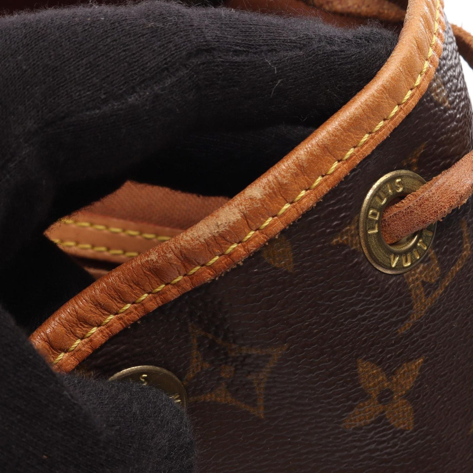 Louis Vuitton Backpack Montsouris MM Canvas Leather