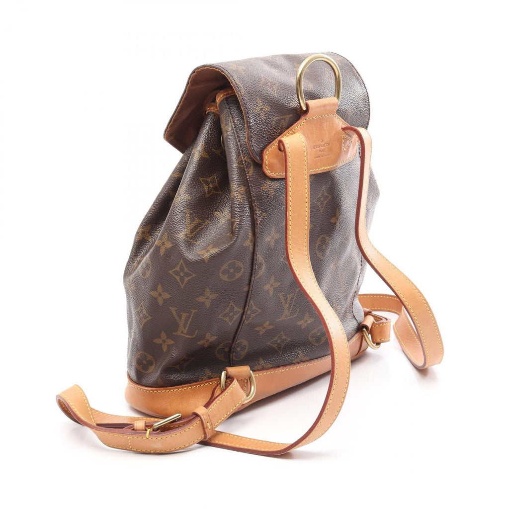 Louis Vuitton Backpack Montsouris MM Canvas Leather