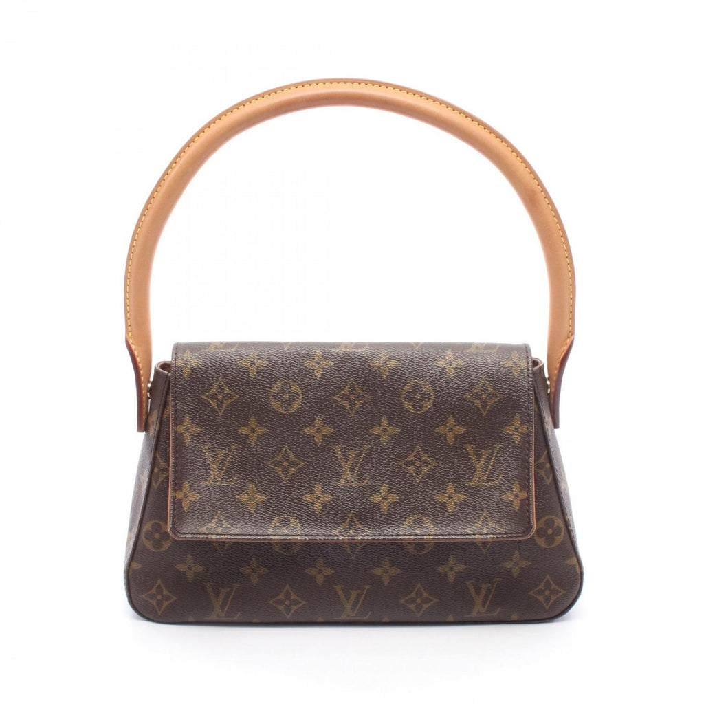 Louis Vuitton Handbag Mini Looping Canvas Leather