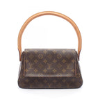 Louis Vuitton Handbag Mini Looping Canvas Leather