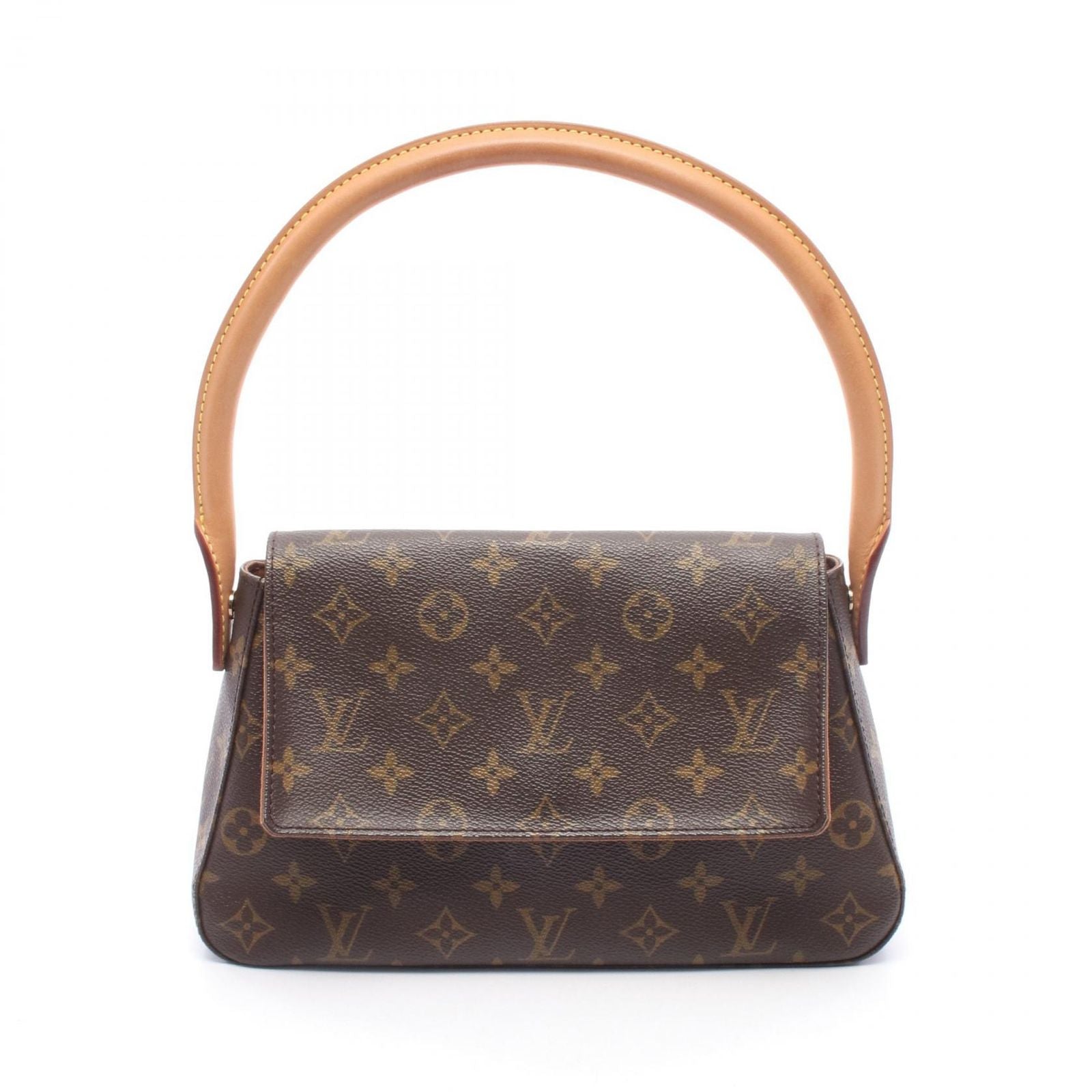 Louis Vuitton Handbag Mini Looping Canvas Leather