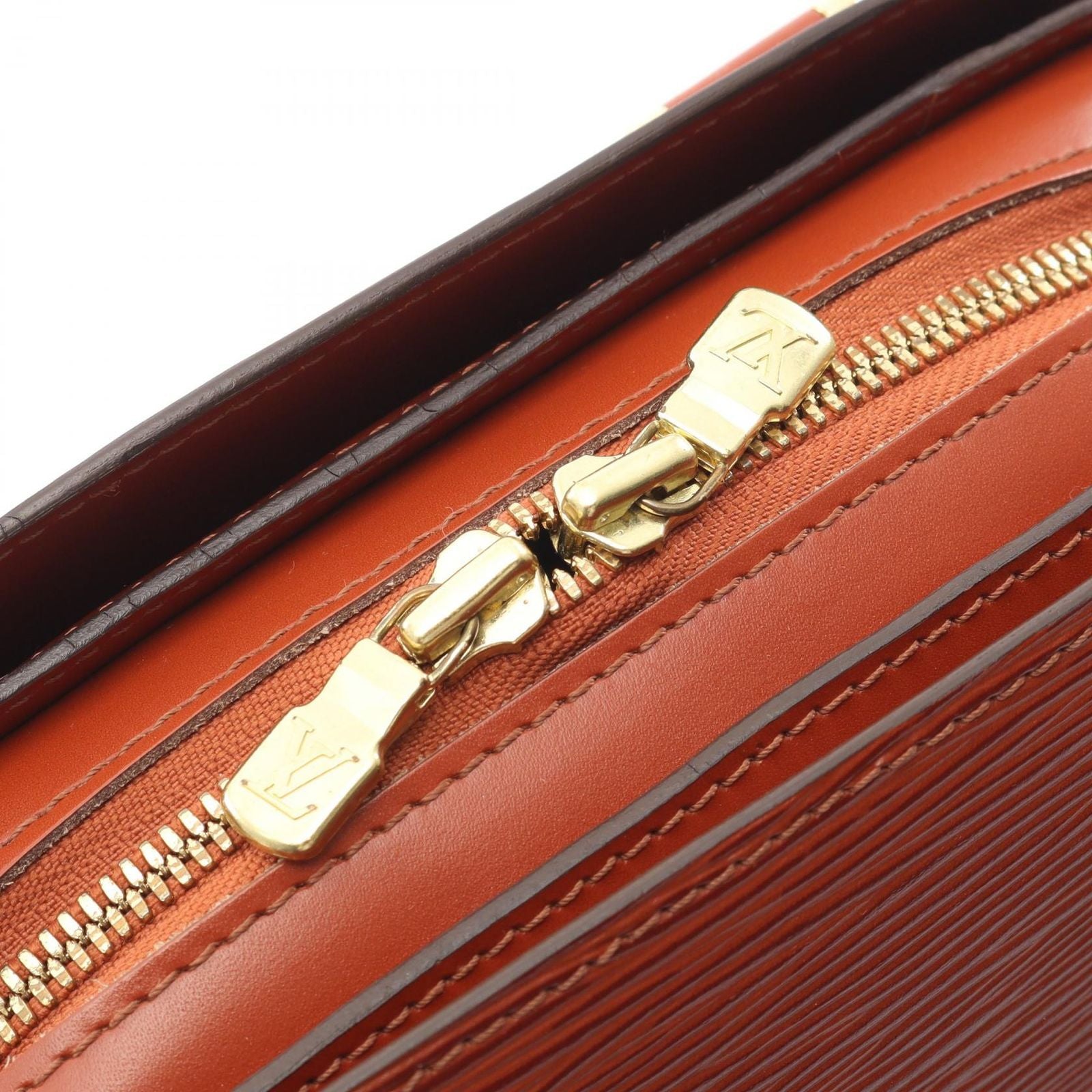 Louis Vuitton Handbag Pont Neuf Kenyan Brown Leather — view 8