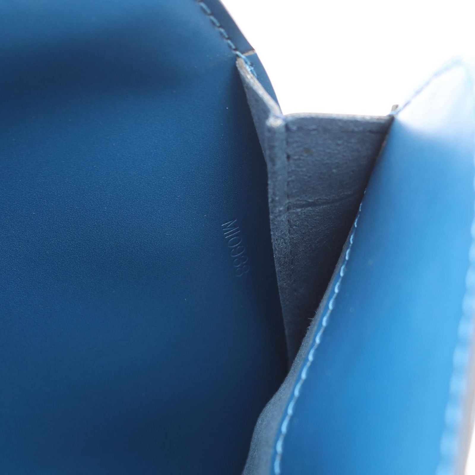Louis Vuitton Handbag Pont Neuf Toledo Blue Leather — view 5