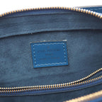 Louis Vuitton Handbag Pont Neuf Toledo Blue Leather — view 4