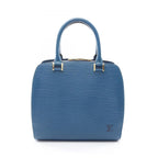 Louis Vuitton Handbag Pont Neuf Toledo Blue Leather