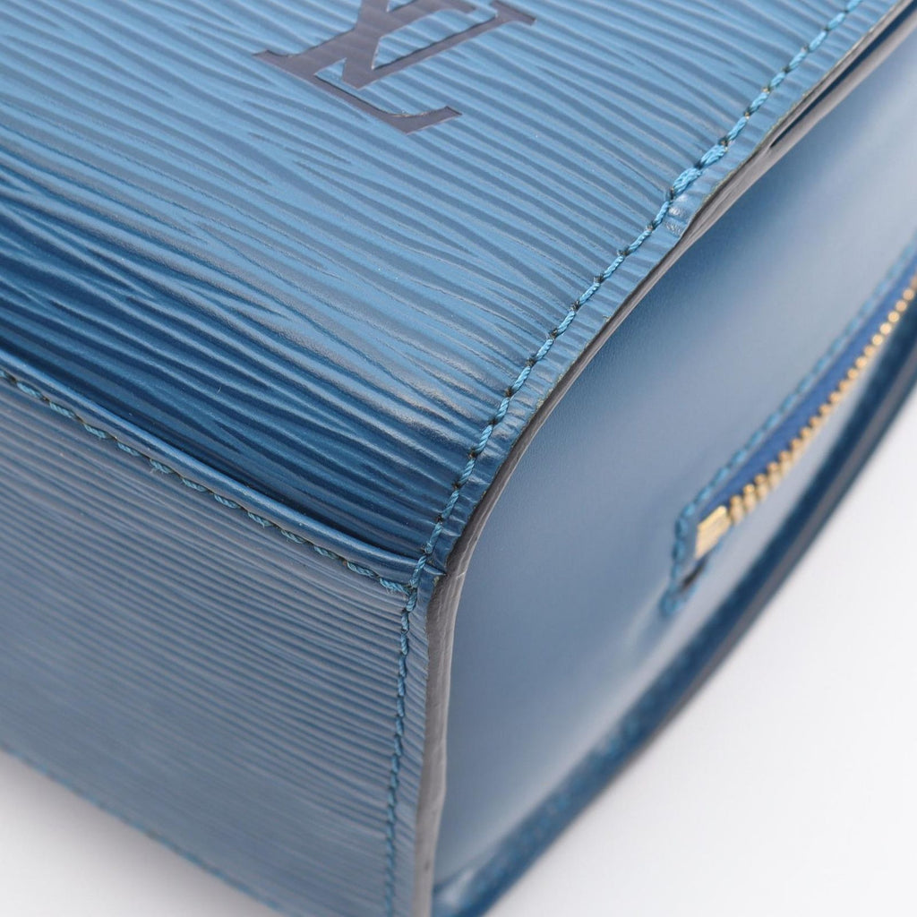Louis Vuitton Handbag Pont Neuf Toledo Blue Leather — view 6