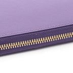 Prada Round Wallet Purple Saffiano Leather