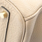 Hermes Handbag Birkin 35 Tourtier Gray Leather — view 8