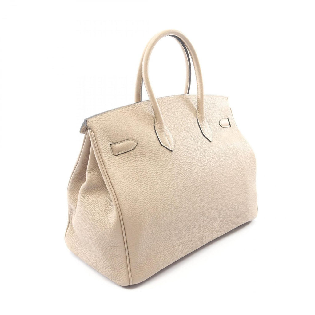 Hermes Handbag Birkin 35 Tourtier Gray Leather — view 2