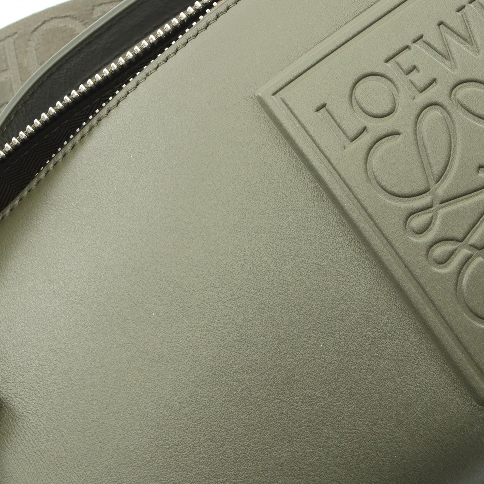 Loewe Shoulder Bag Crossbody Mini Khaki Leather