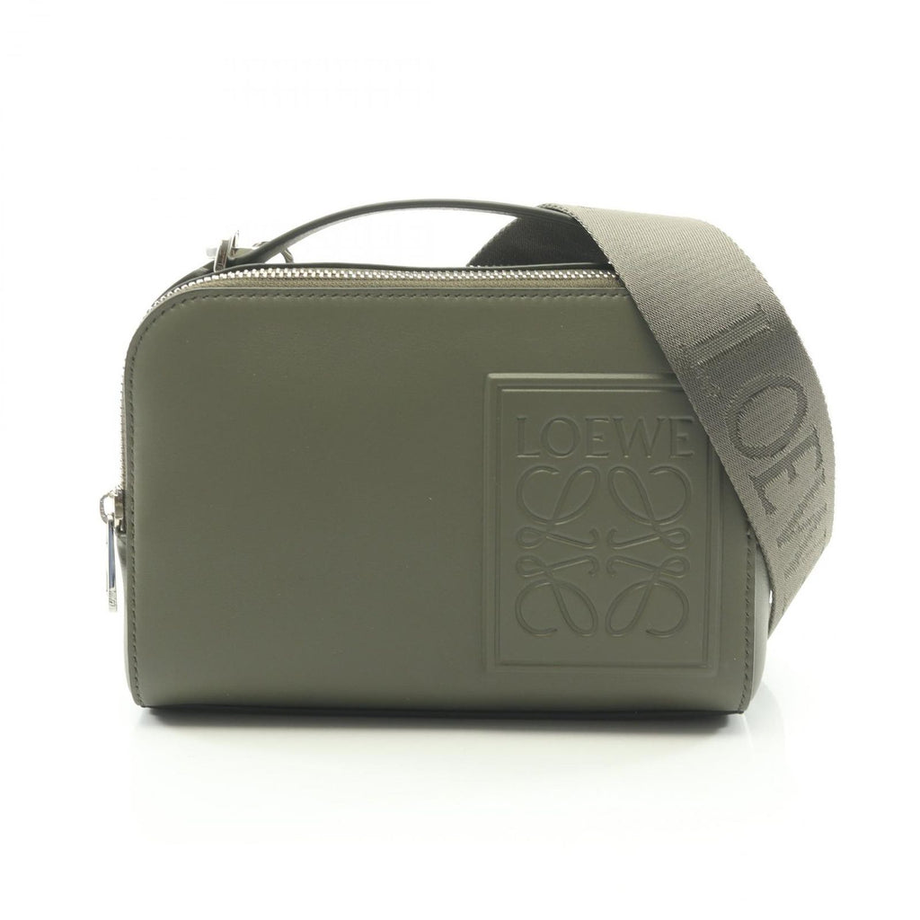 Loewe Shoulder Bag Crossbody Mini Khaki Leather