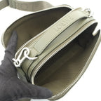 Loewe Shoulder Bag Crossbody Mini Khaki Leather