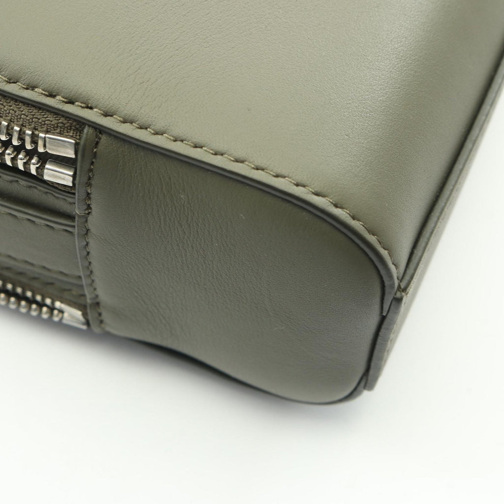 Loewe Shoulder Bag Crossbody Mini Khaki Leather