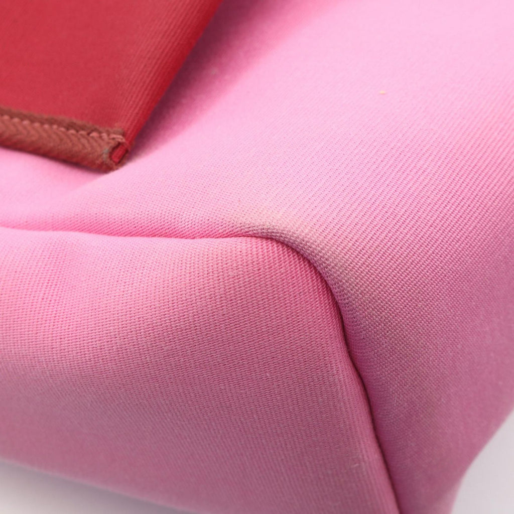 Hermes Handbag Herbag Zip PM Rouge Ache 2-Way Pink Leather Canvas Zip PM le — view 6