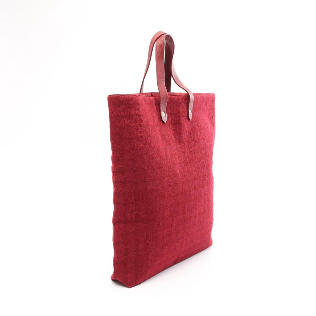Hermes Handbag Amedaba GM Rouge Canvas Leather — view 2