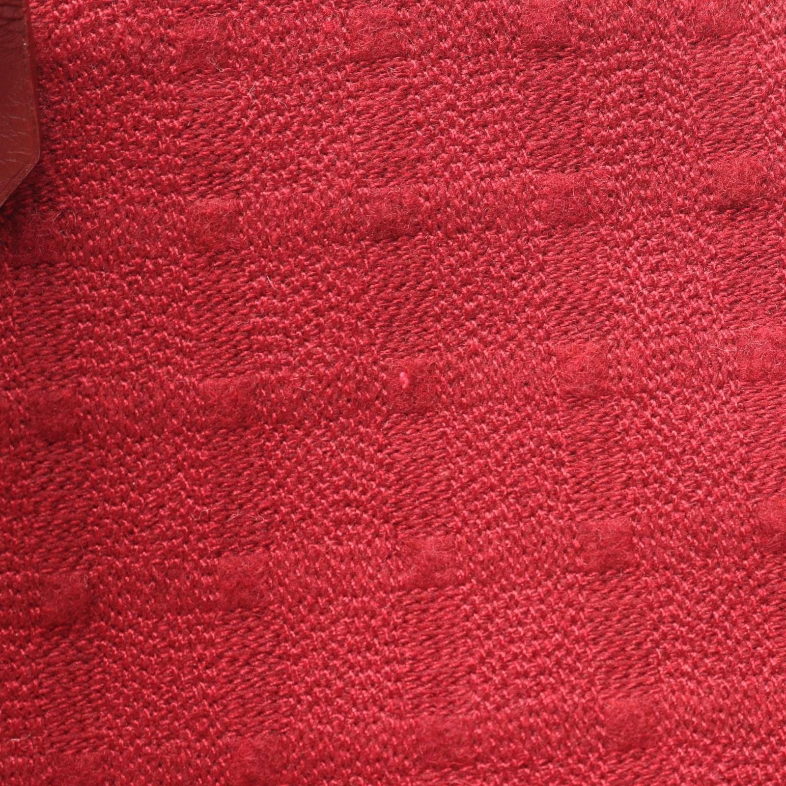 Hermes Handbag Amedaba GM Rouge Canvas Leather — view 5
