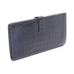Hermes Bifold Wallet Bearn Souffle Blue Marine — view 2