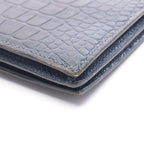 Hermes Bifold Wallet Bearn Souffle Blue Marine — view 7