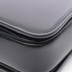 Celine Shoulder Bag Teen Triomphe Black Leather — view 5
