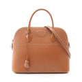 Hermes Handbag Bolide 35 Gold 2-Way Leather