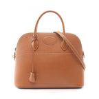 Hermes Handbag Bolide 35 Gold 2-Way Leather