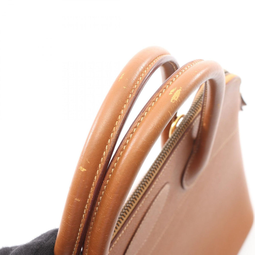 Hermes Handbag Bolide 35 Gold 2-Way Leather — view 9