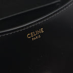Celine Handbag Teen Lola 2-Way Black Leather Triomphe