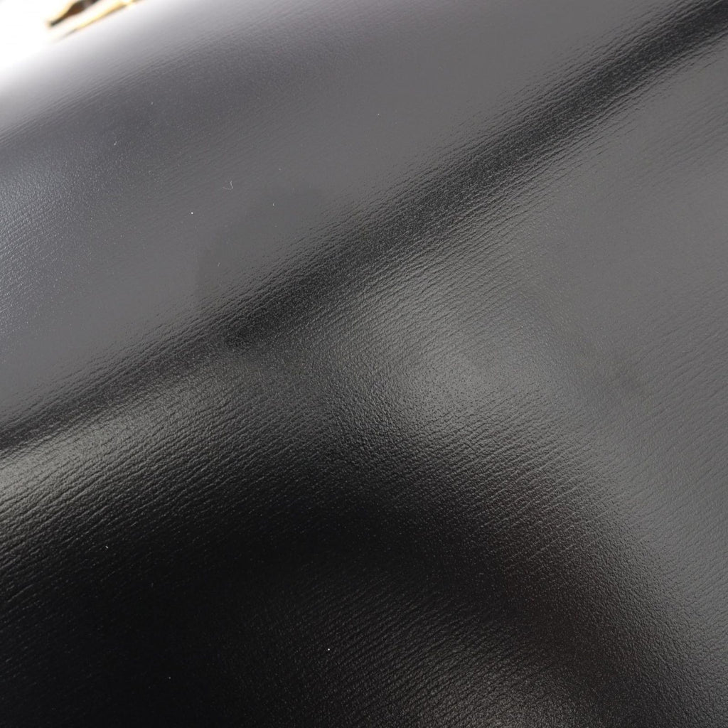 Celine Handbag Teen Lola 2-Way Black Leather Triomphe