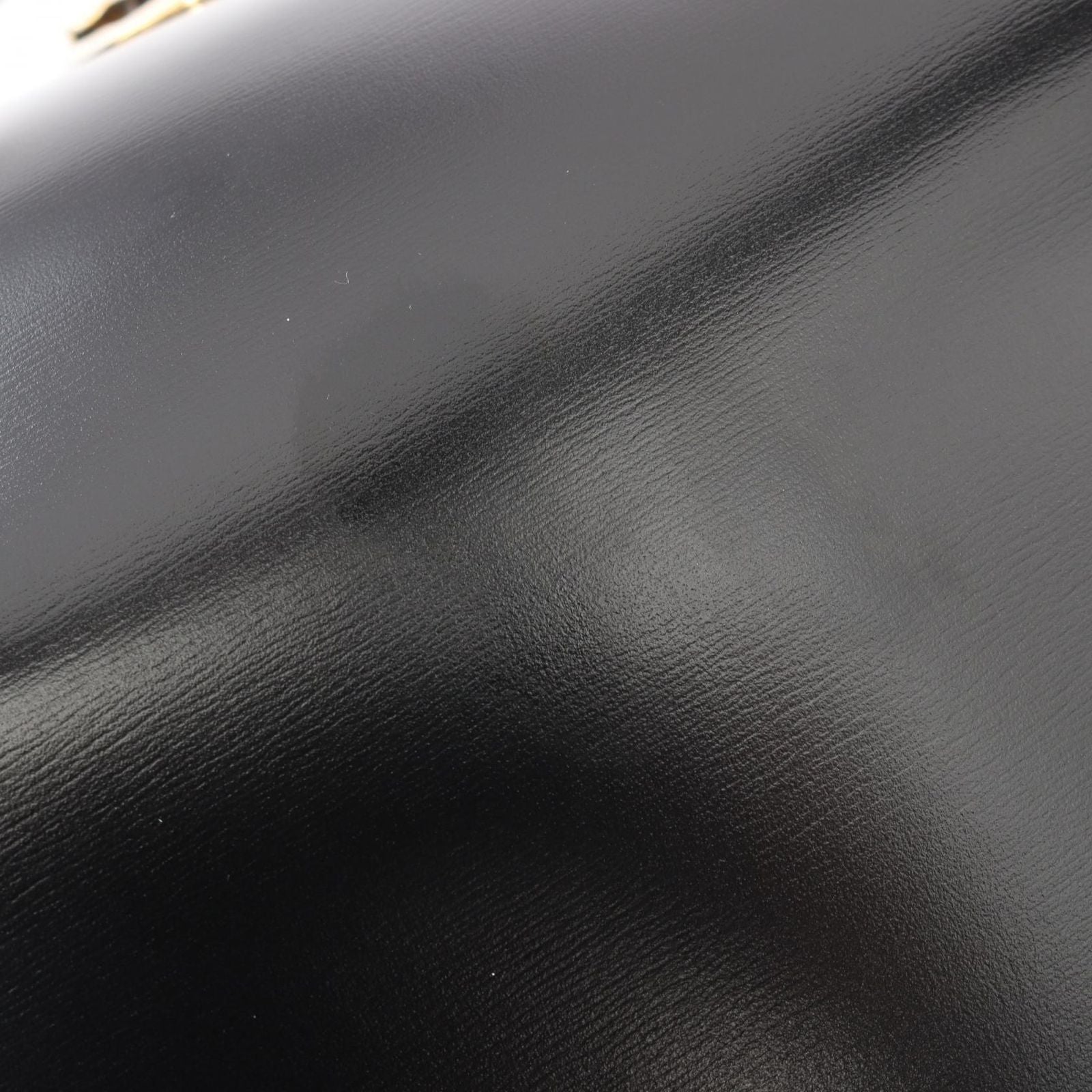 Celine Handbag Teen Lola 2-Way Black Leather Triomphe