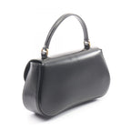 Celine Handbag Teen Lola 2-Way Black Leather Triomphe
