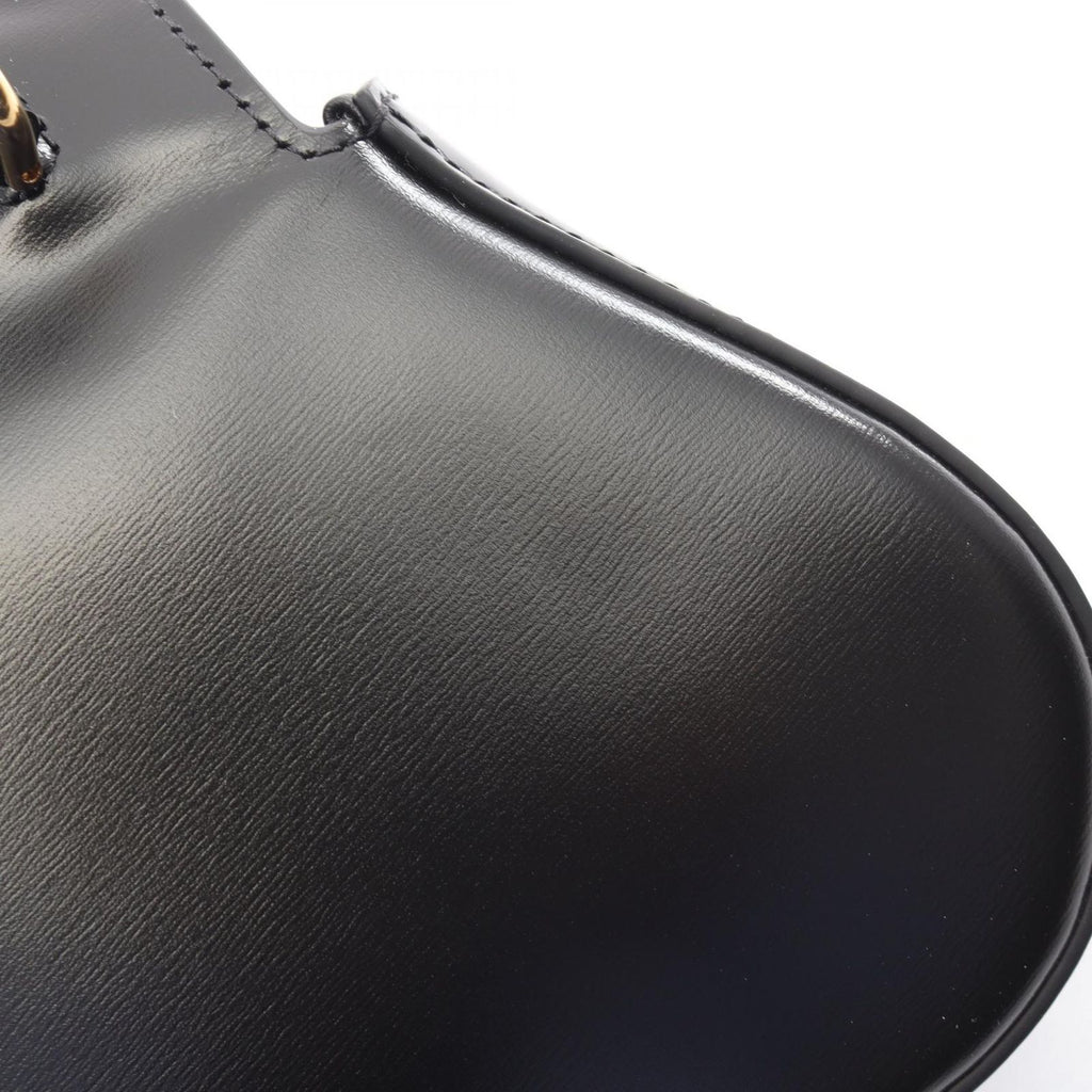 Celine Handbag Teen Lola 2-Way Black Leather Triomphe